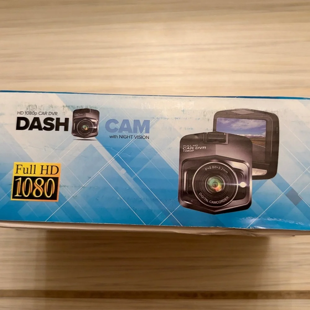 Dash Cam Full HD 1080p Car DVR with Night Vision & Sound Recording
